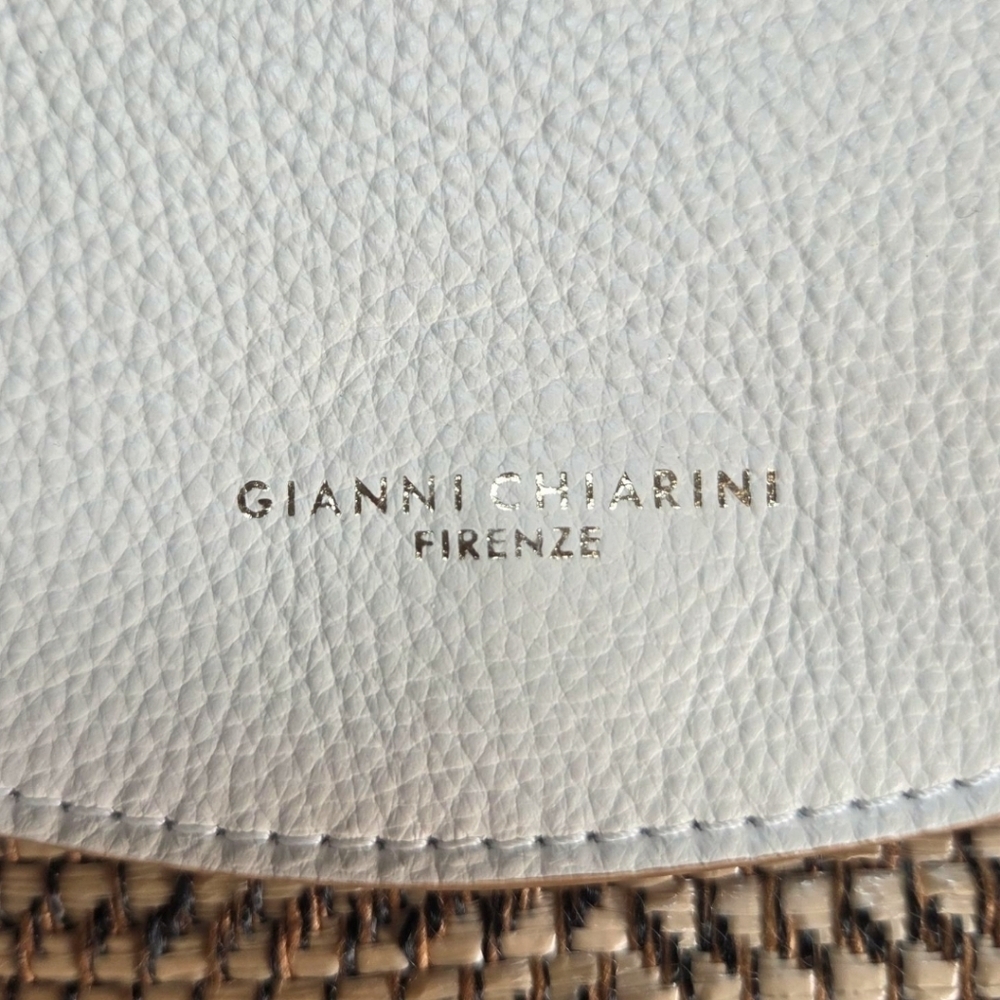 Gianni Chiarini Firenze Woven Leather Crossbody Bag Made in Italy - Picture 12 of 12